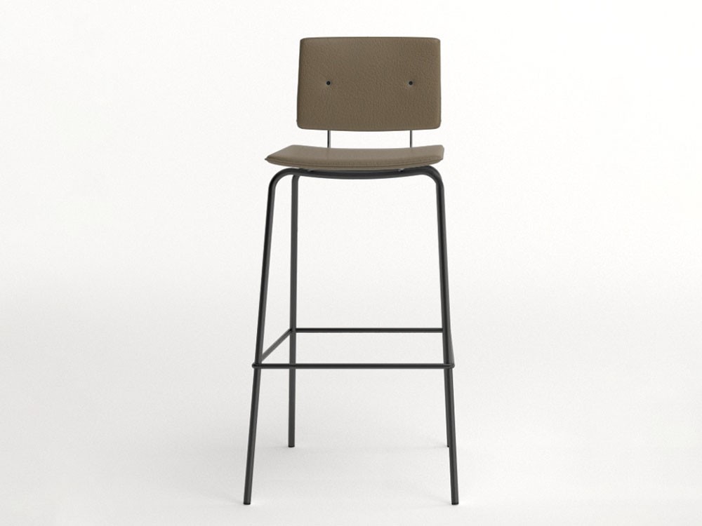 Taburete alto Don piel sintética Ondarreta - 1