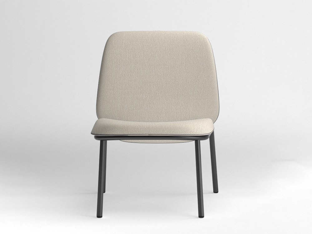 Sillón de acero Lana con respaldo alto Ondarreta - 11