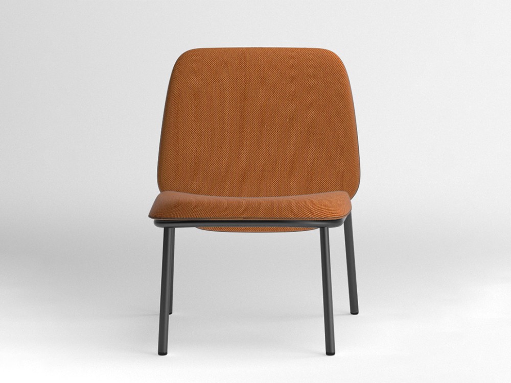 Sillón de acero Lana con respaldo alto Ondarreta - 15