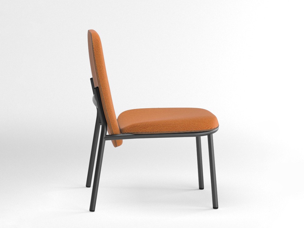 Sillón de acero Lana con respaldo alto Ondarreta - 16