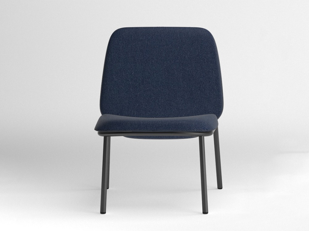 Sillón de acero Lana con respaldo alto Ondarreta - 21