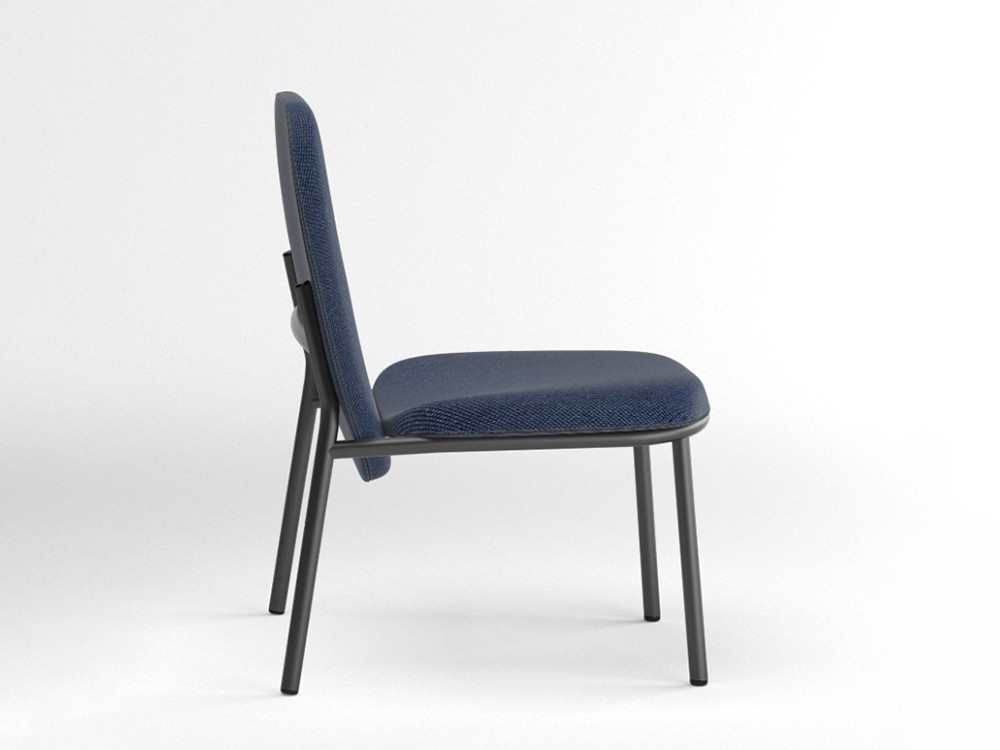 Sillón de acero Lana con respaldo alto Ondarreta - 22