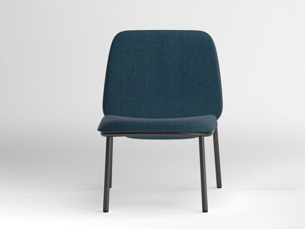 Sillón de acero Lana con respaldo alto Ondarreta - 23