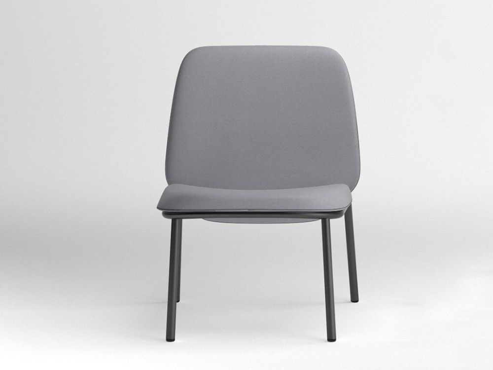 Sillón de acero Lana con respaldo alto Ondarreta - 25