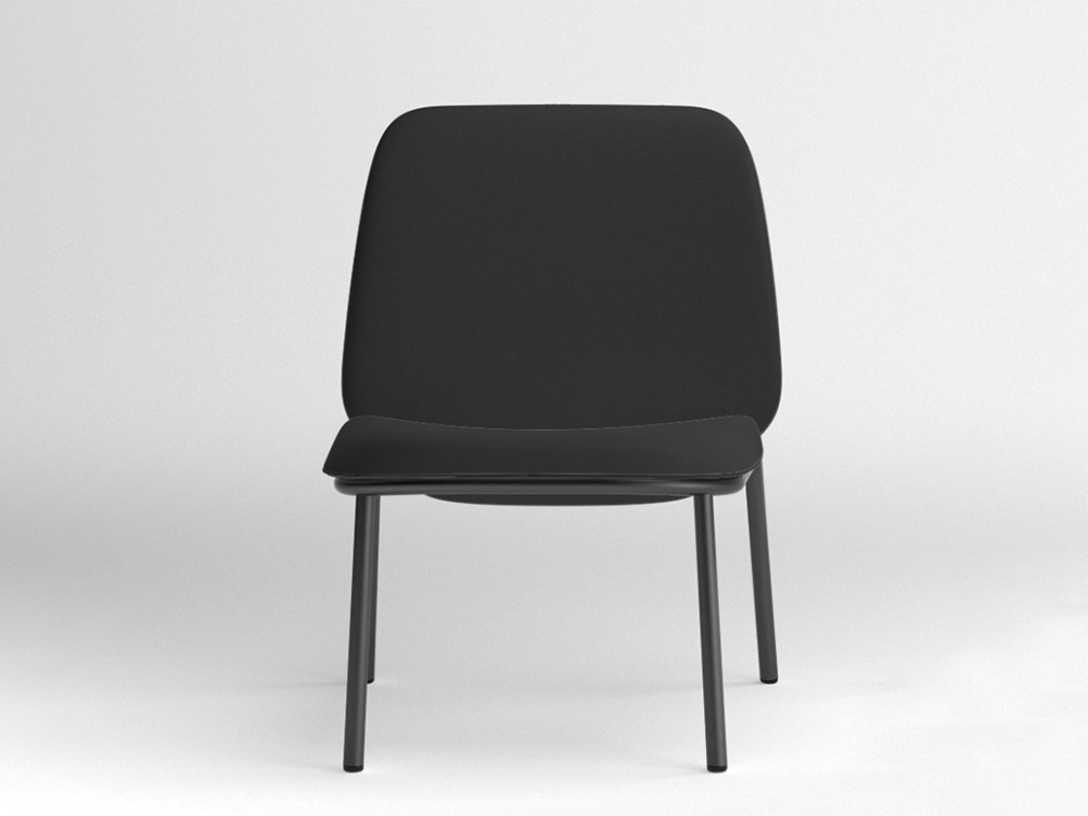 Sillón de acero Lana con respaldo alto Ondarreta - 27