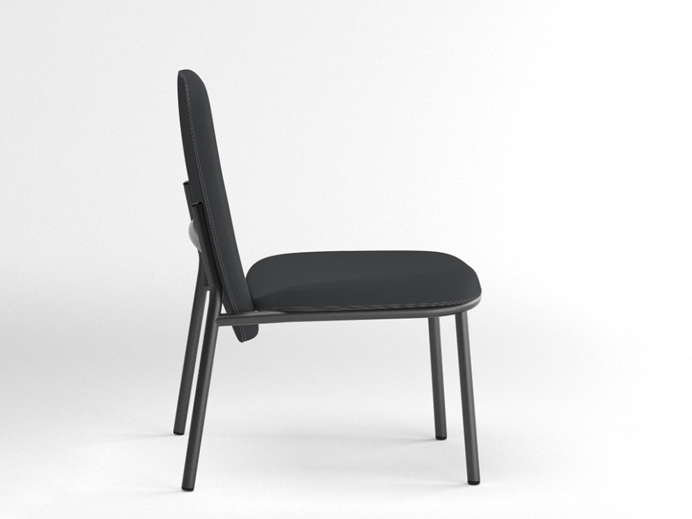 Sillón de acero Lana con respaldo alto Ondarreta - 28