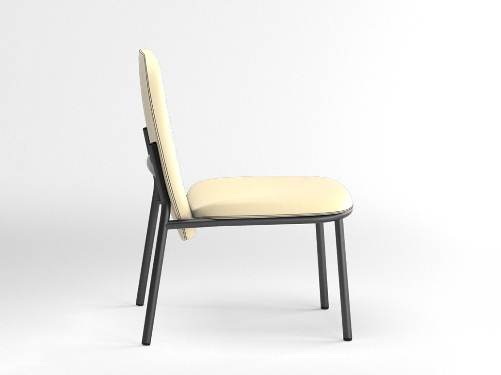 Sillón de acero Lana con respaldo alto Ondarreta - 30