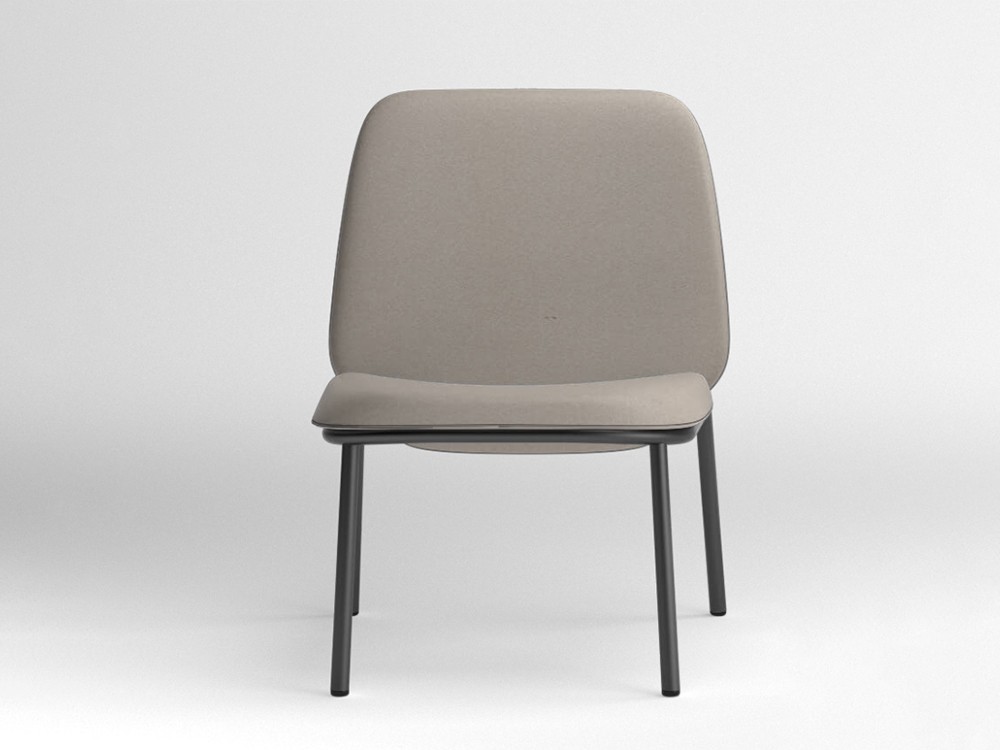 Sillón de acero Lana con respaldo alto Ondarreta - 31