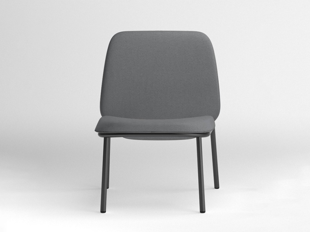 Sillón de acero Lana con respaldo alto Ondarreta - 33