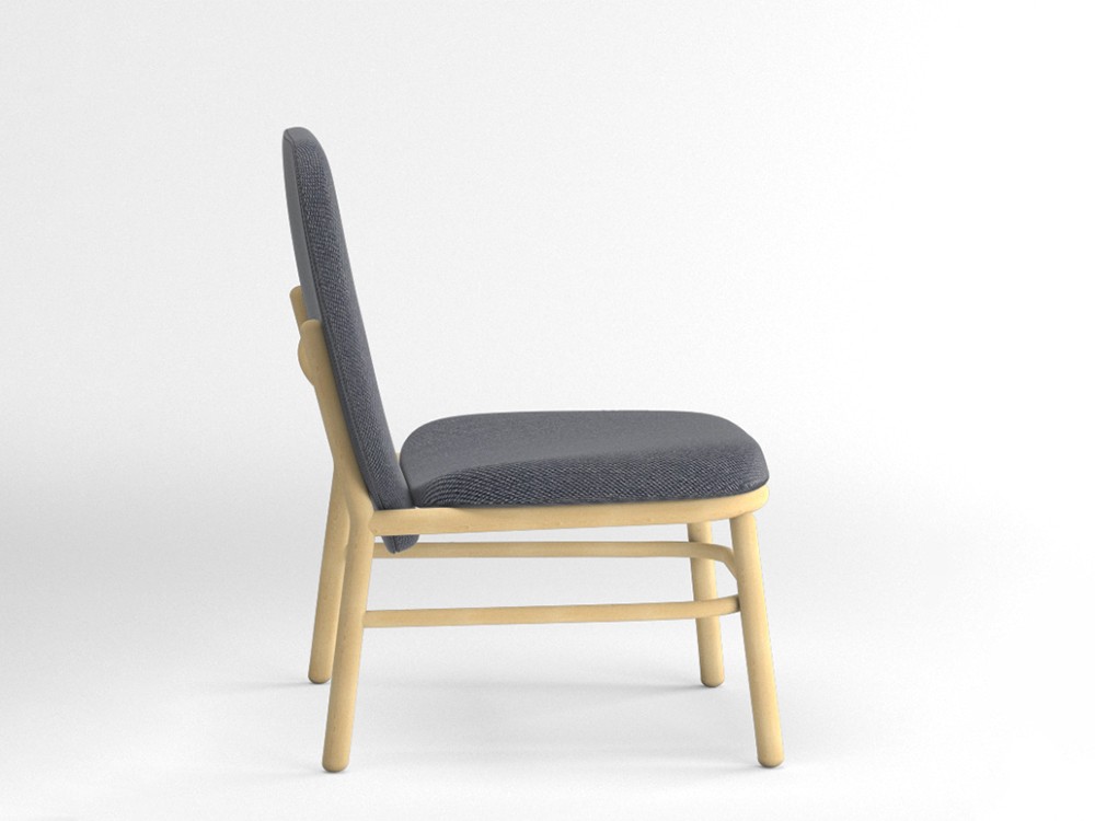 Sillón de madera de haya Lana respaldo alto Ondarreta - 2