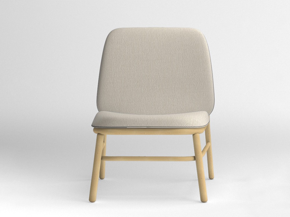 Sillón de madera de haya Lana respaldo alto Ondarreta - 5