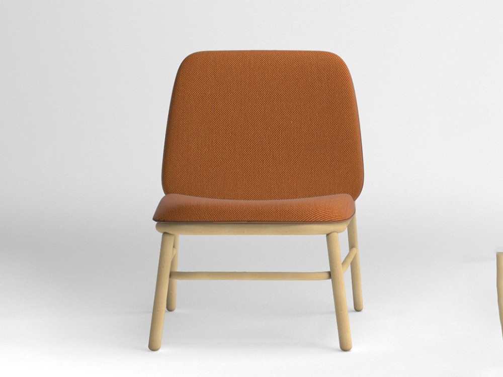 Sillón de madera de haya Lana respaldo alto Ondarreta - 9