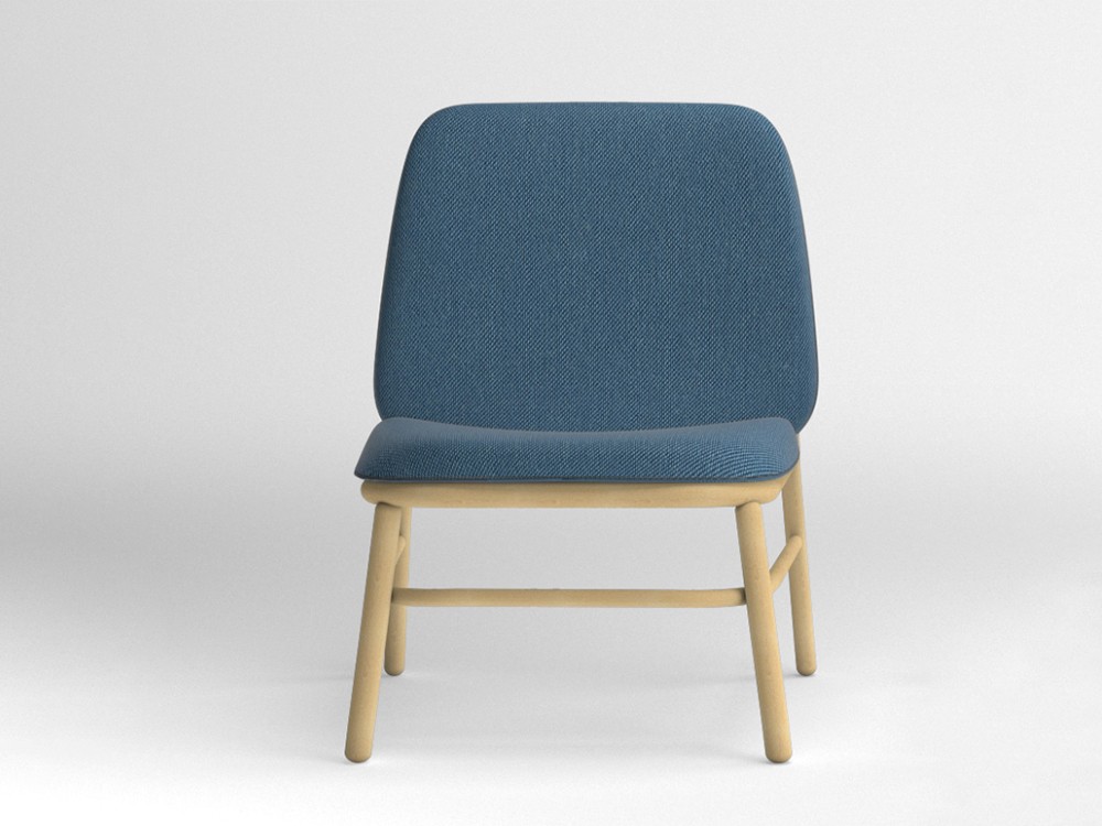 Sillón de madera de haya Lana respaldo alto Ondarreta - 13