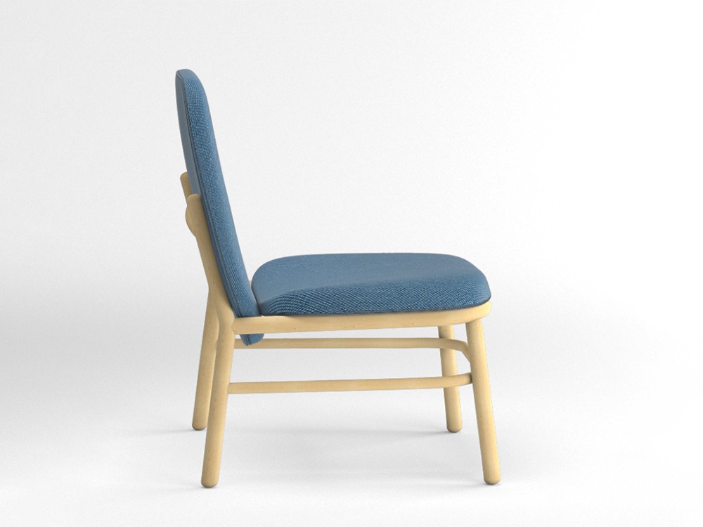 Sillón de madera de haya Lana respaldo alto Ondarreta - 14