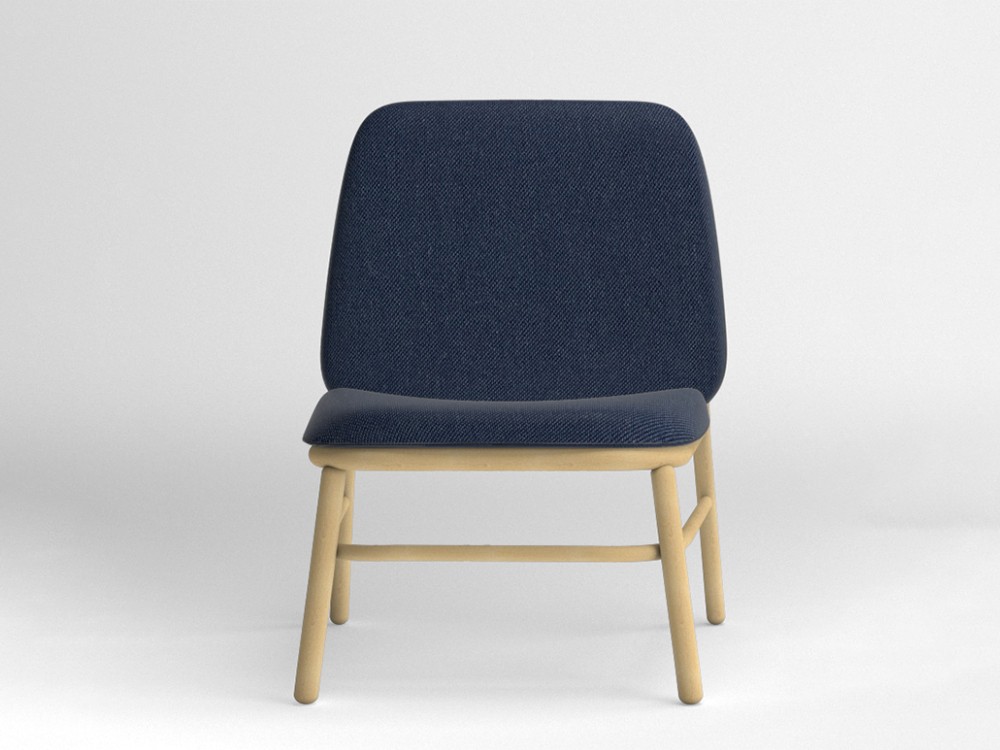 Sillón de madera de haya Lana respaldo alto Ondarreta - 15