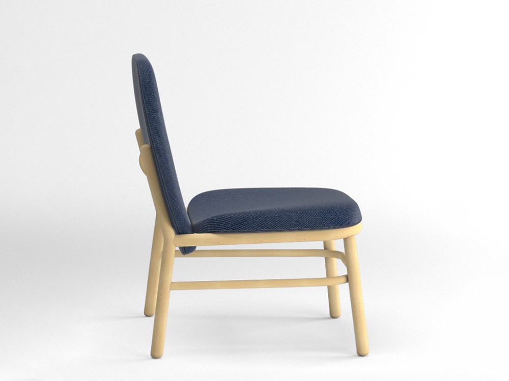 Sillón de madera de haya Lana respaldo alto Ondarreta - 16