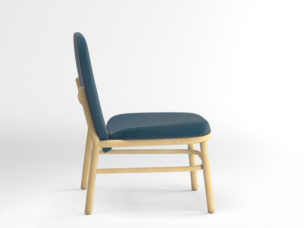 Sillón de madera de haya Lana respaldo alto Ondarreta - 18