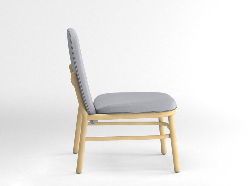 Sillón de madera de haya Lana respaldo alto Ondarreta - 20