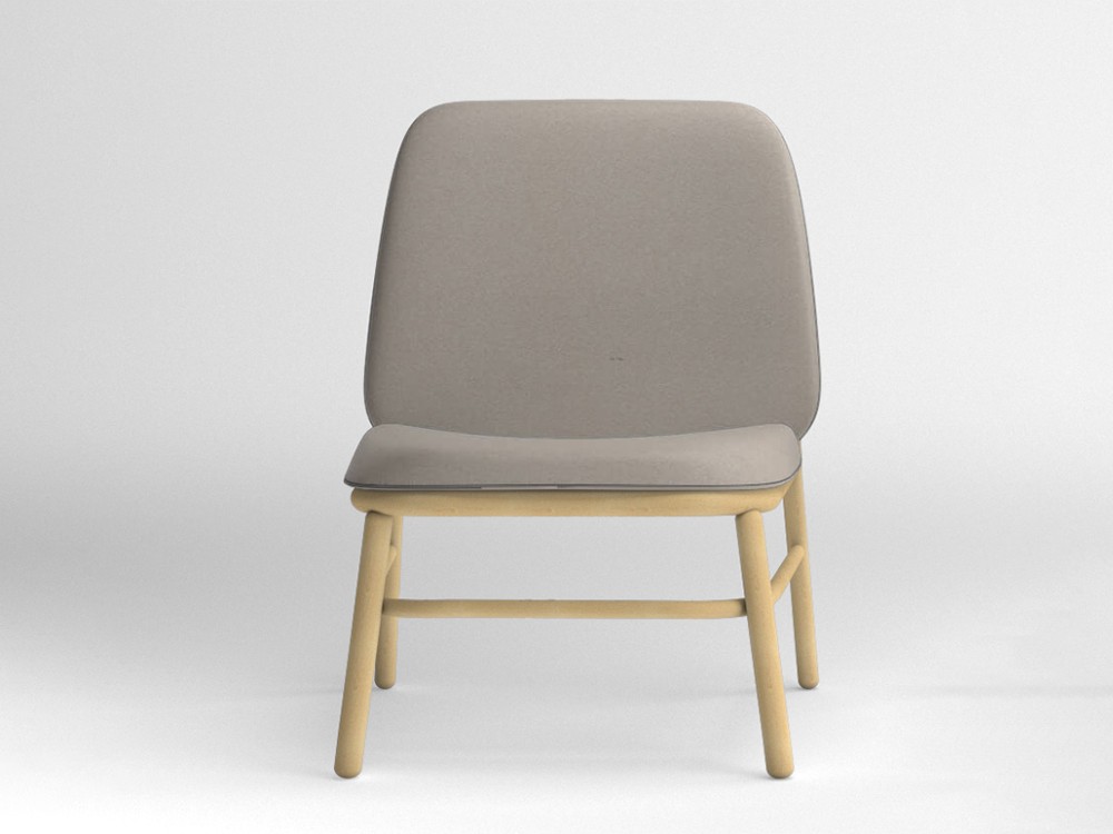 Sillón de madera de haya Lana respaldo alto Ondarreta - 25