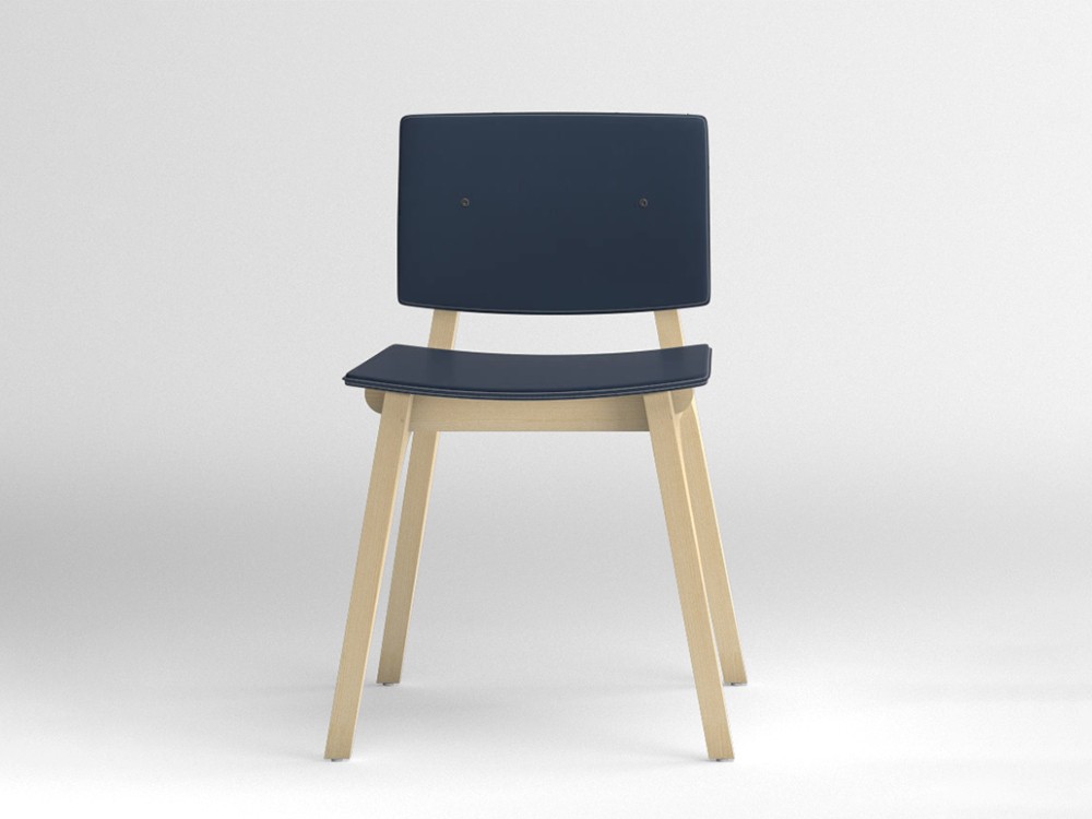 Silla tapizada Mikado piel sintética Ondarreta - 11