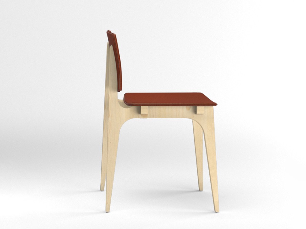 Silla tapizada Mikado piel sintética Ondarreta - 16