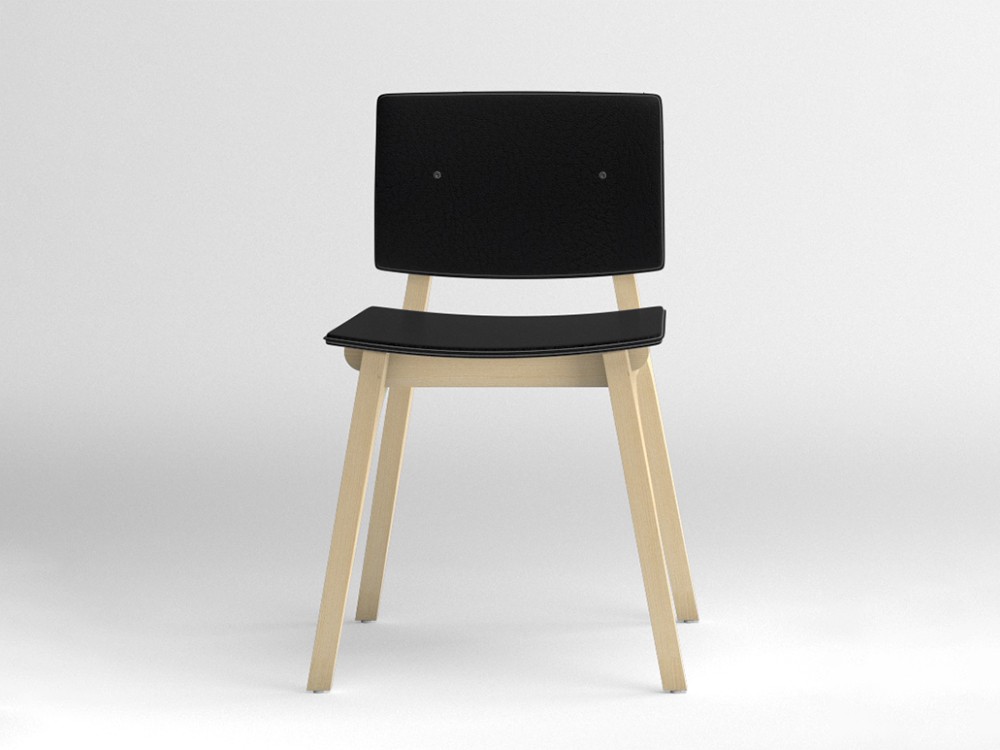 Silla tapizada Mikado piel sintética Ondarreta - 17