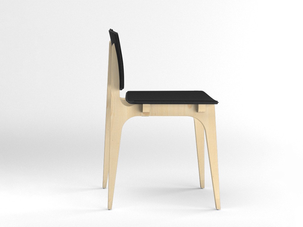 Silla tapizada Mikado piel sintética Ondarreta - 18