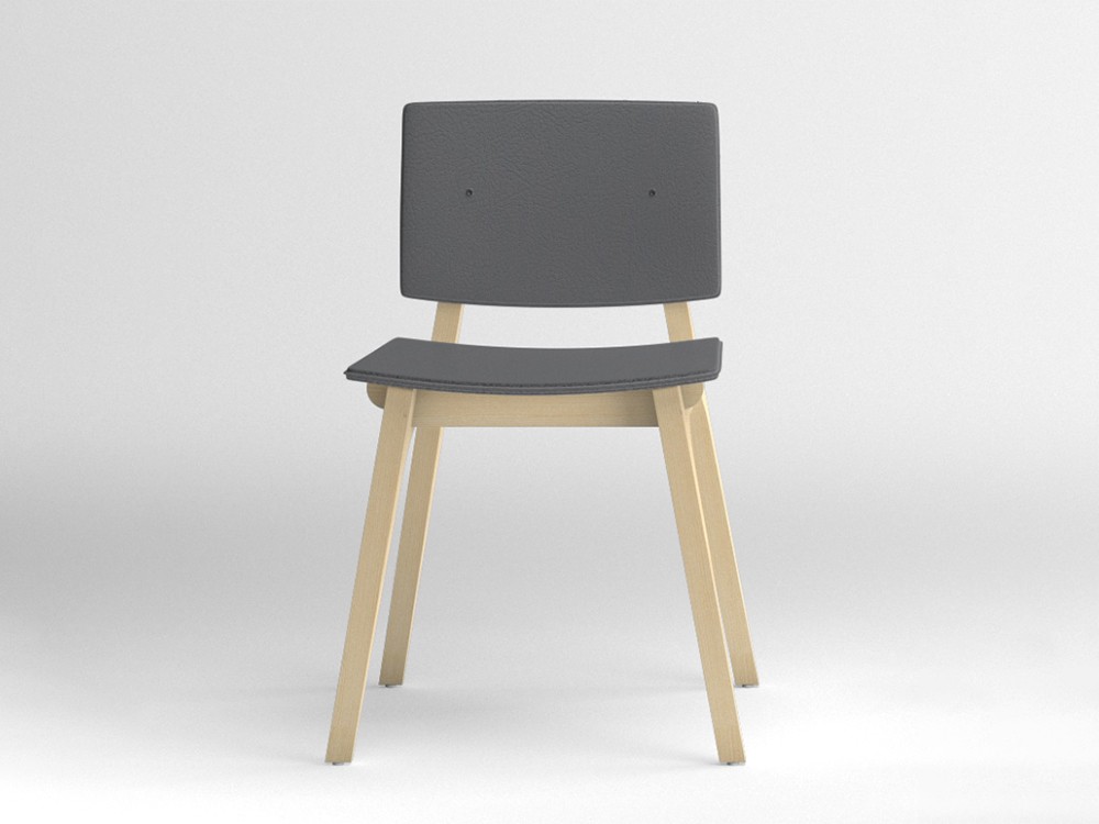 Silla tapizada Mikado piel sintética Ondarreta - 21