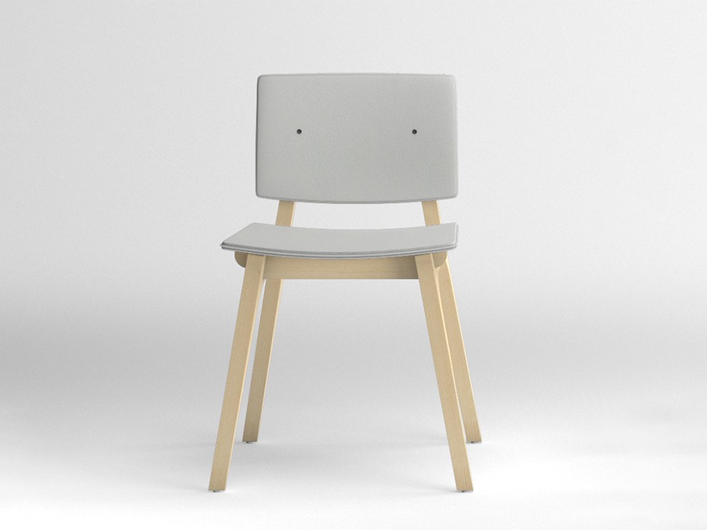 Silla tapizada Mikado piel sintética Ondarreta - 23