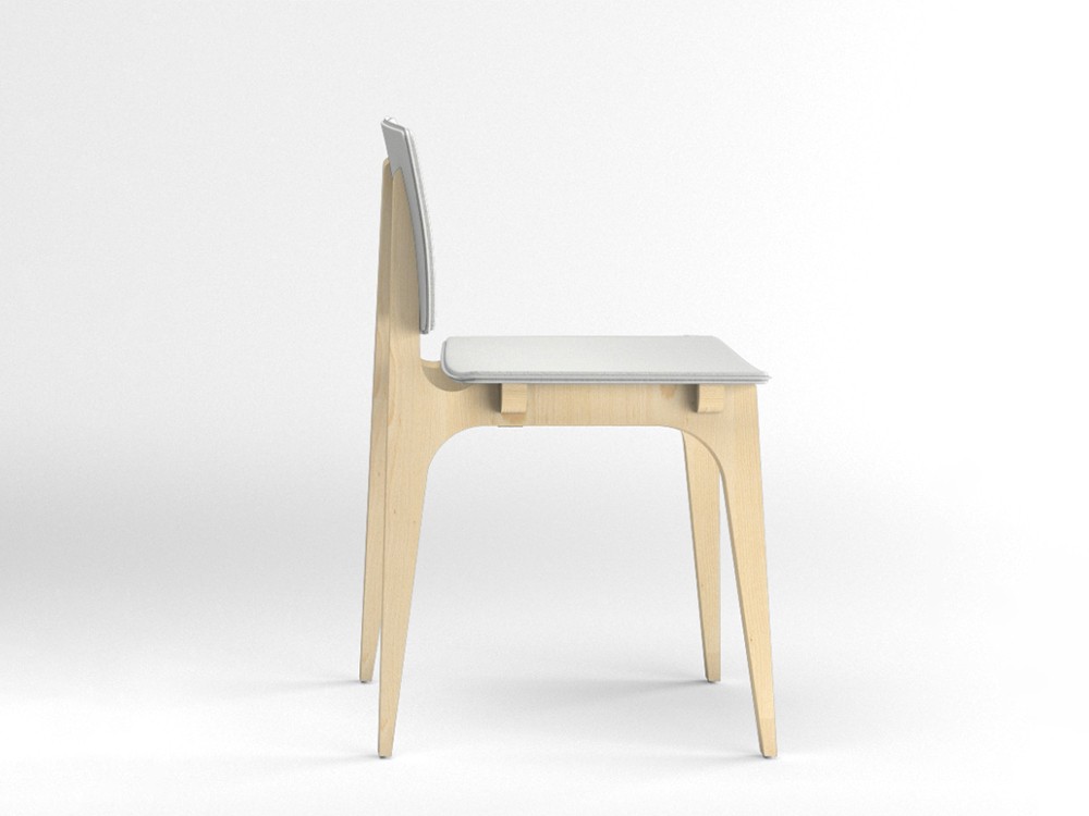 Silla tapizada Mikado piel sintética Ondarreta - 24