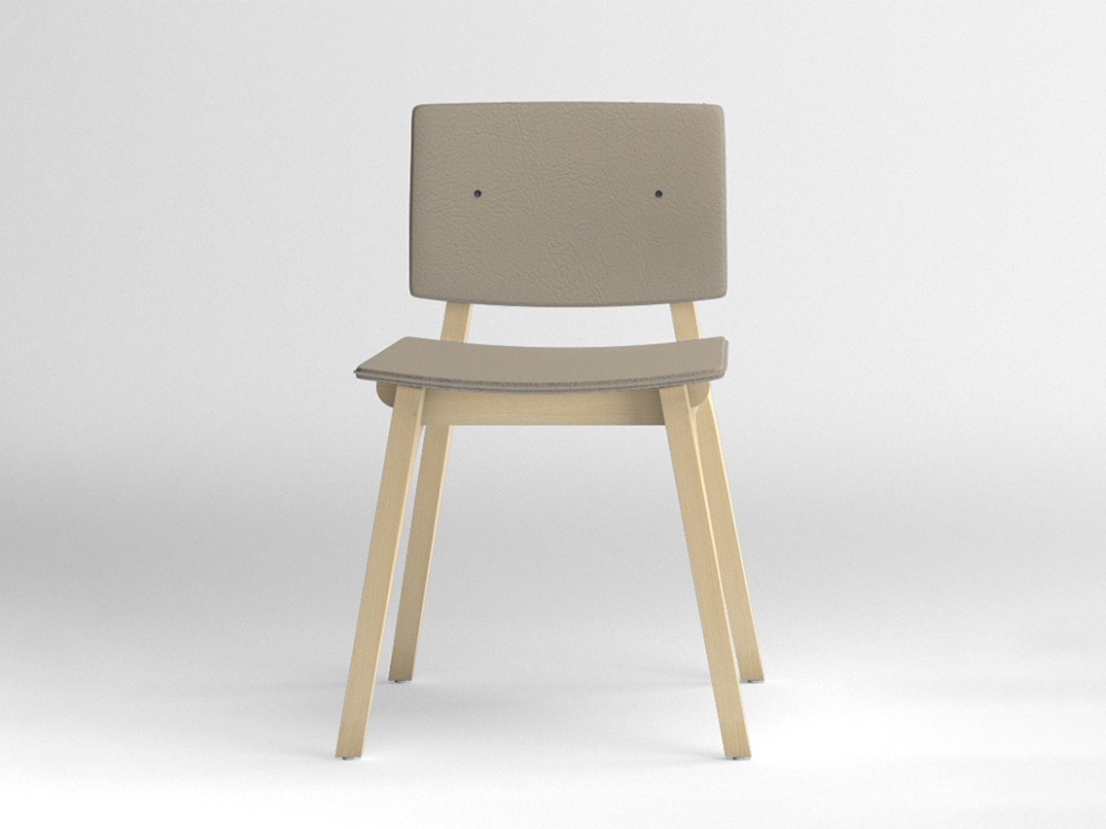 Silla tapizada Mikado piel sintética Ondarreta - 25