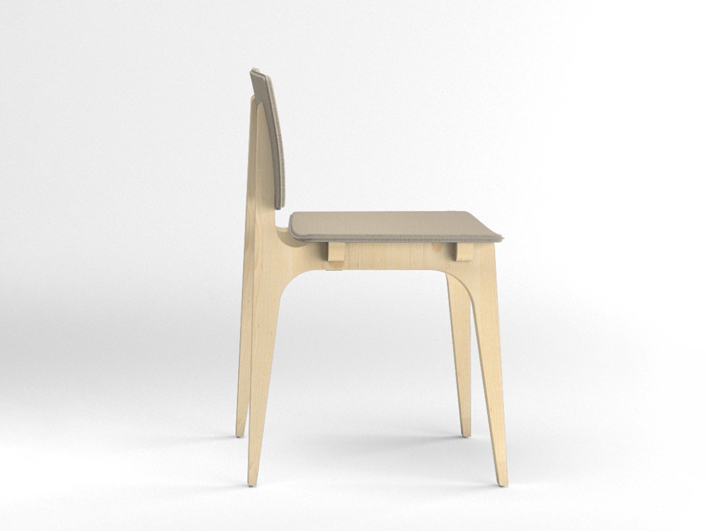 Silla tapizada Mikado piel sintética Ondarreta - 26