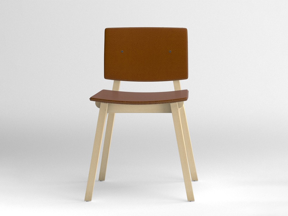 Silla tapizada Mikado piel sintética Ondarreta - 27