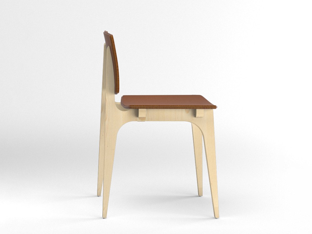 Silla tapizada Mikado piel sintética Ondarreta - 28