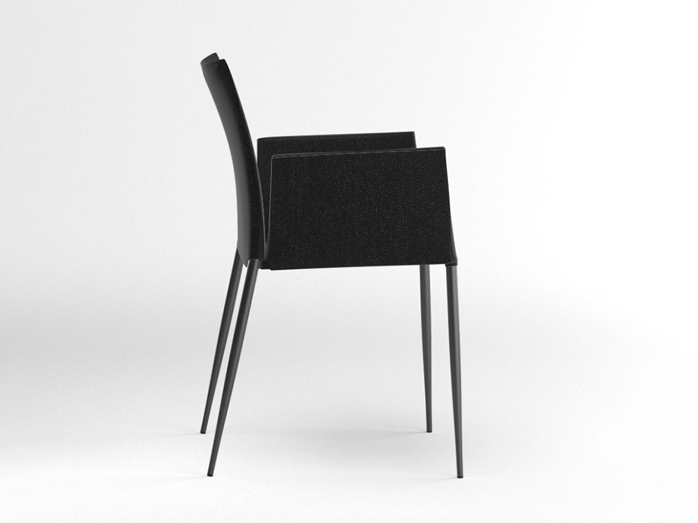 Silla tapizada con brazos Moka Ondarreta - 10