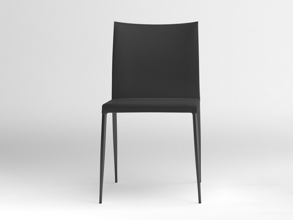 Silla tapizada Moka piel sintética Ondarreta - 7