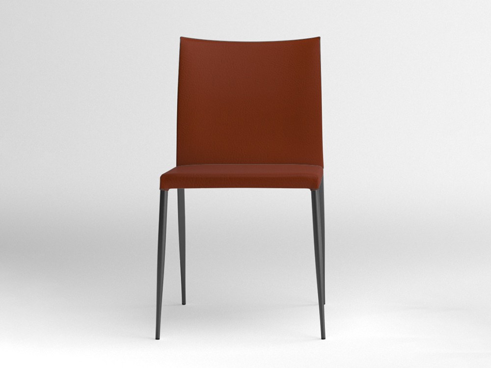 Silla tapizada Moka piel sintética Ondarreta - 15