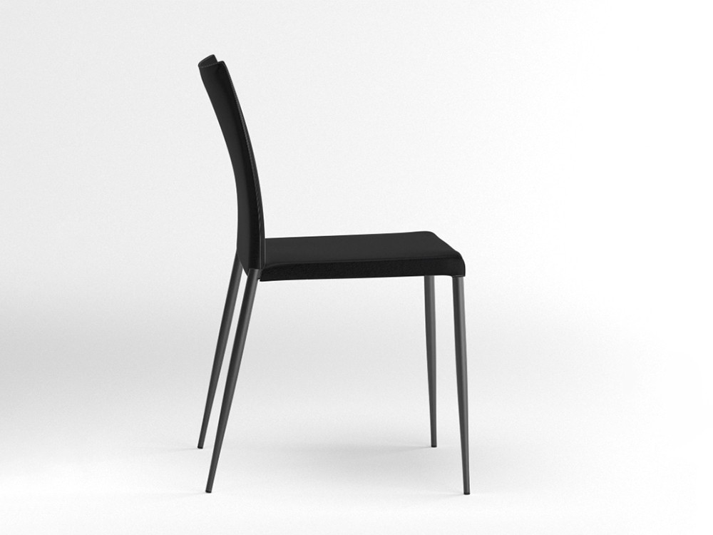 Silla tapizada Moka piel sintética Ondarreta - 18