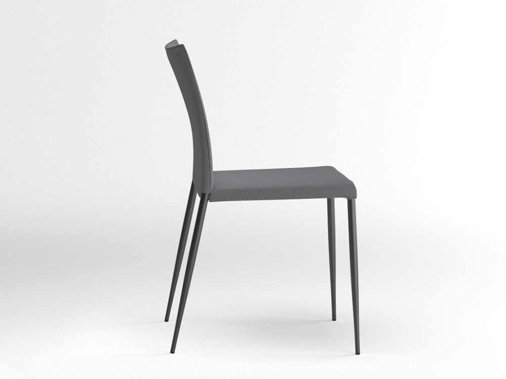 Silla tapizada Moka piel sintética Ondarreta - 22