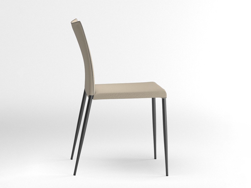 Silla tapizada Moka piel sintética Ondarreta - 26