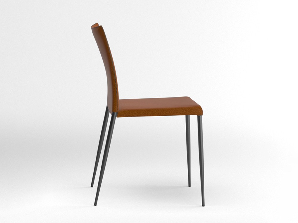 Silla tapizada Moka piel sintética Ondarreta - 28