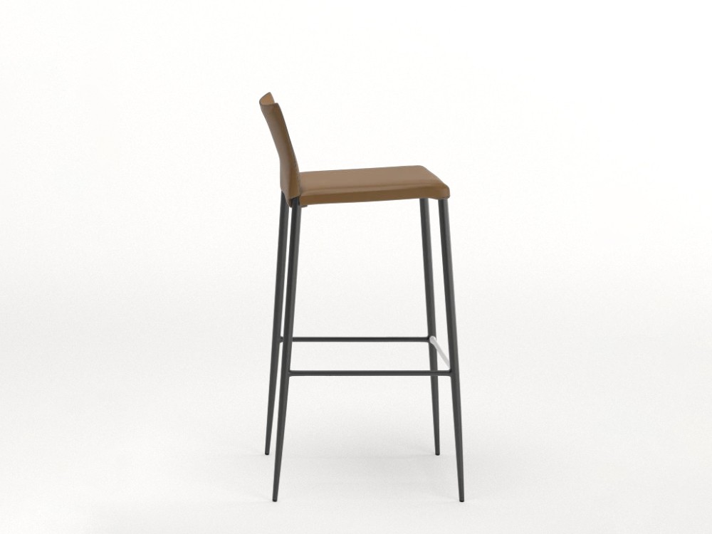 Taburete tapizado Moka piel sintética Ondarreta - 6