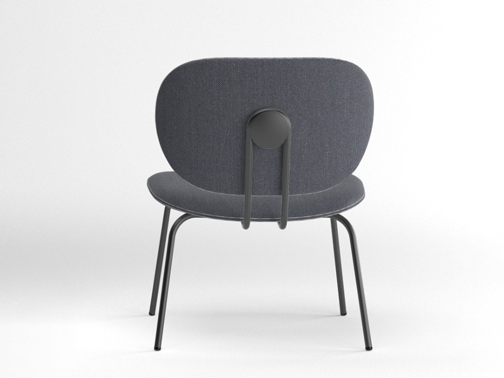 Silla Hari XL tapizada en textil Ondarreta - 2