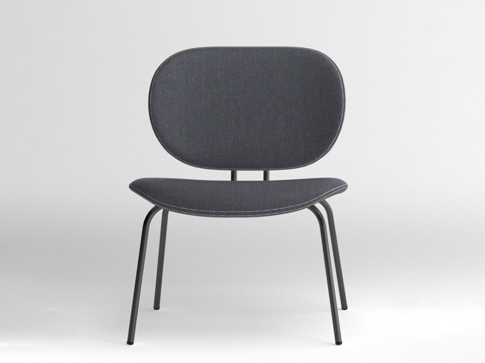 Silla Hari XL tapizada en textil Ondarreta - 1