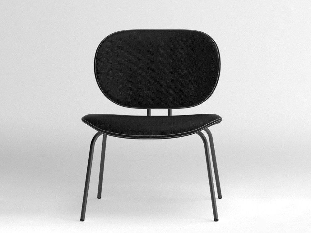 Silla Hari XL tapizada en textil Ondarreta - 3