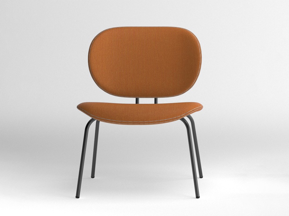 Silla Hari XL tapizada en textil Ondarreta - 9