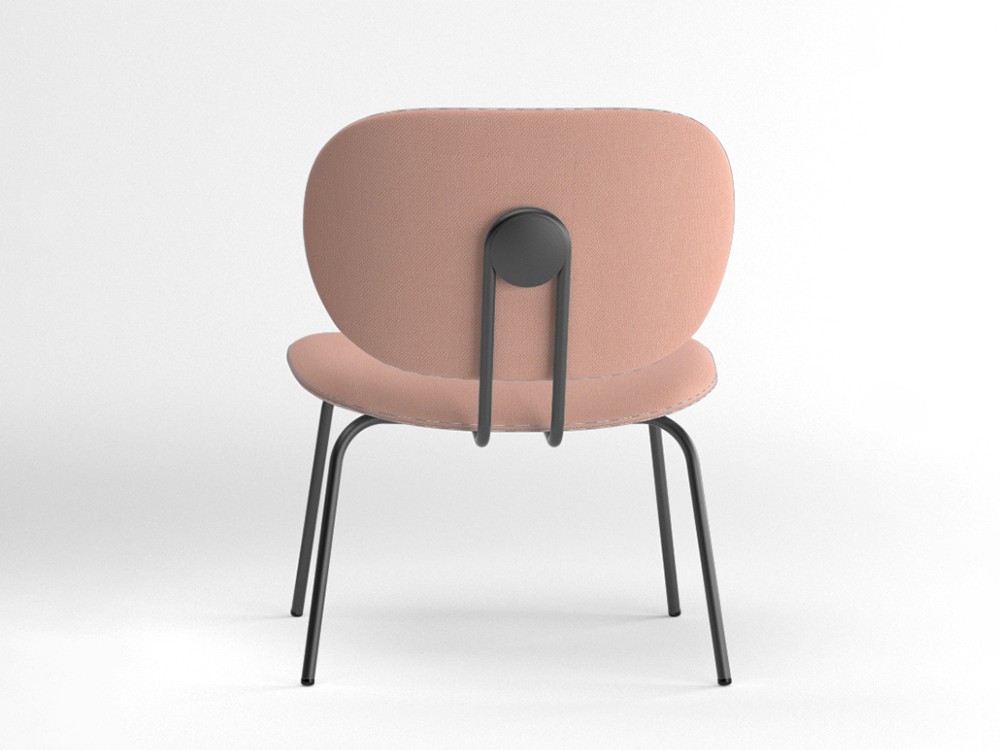 Silla Hari XL tapizada en textil Ondarreta - 12