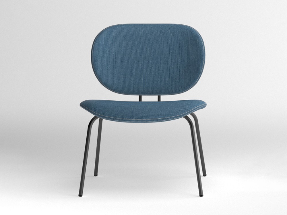 Silla Hari XL tapizada en textil Ondarreta - 13