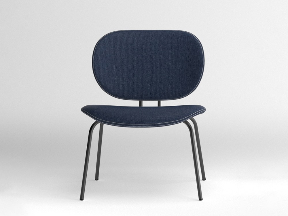 Silla Hari XL tapizada en textil Ondarreta - 15