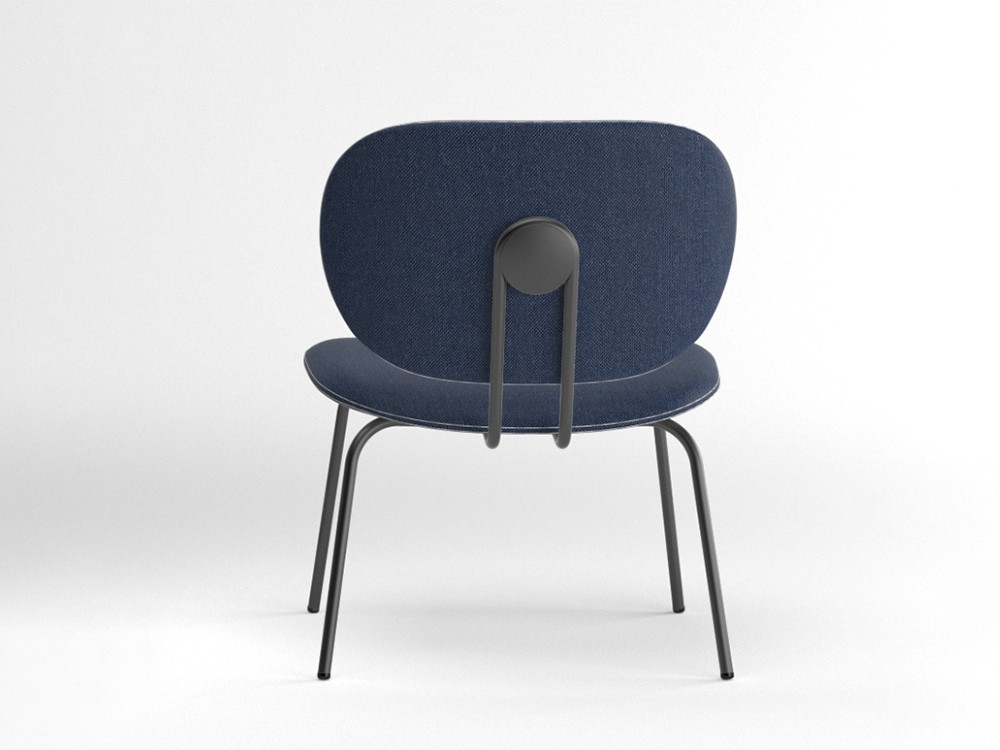 Silla Hari XL tapizada en textil Ondarreta - 16